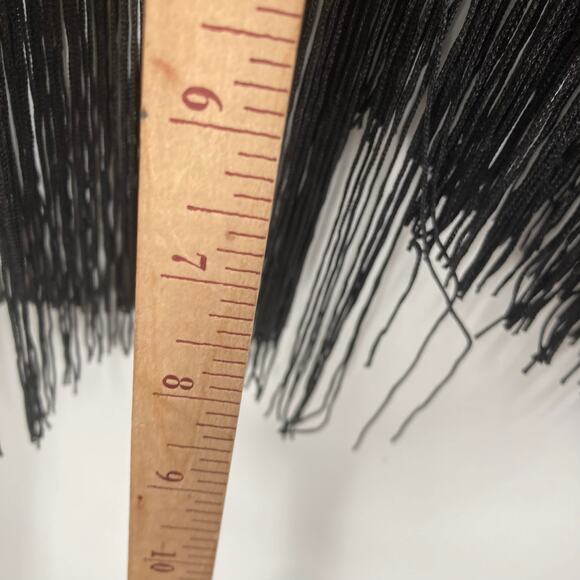 Elegant Black and Green Embellished Mini Dress - Picture 10 of 16